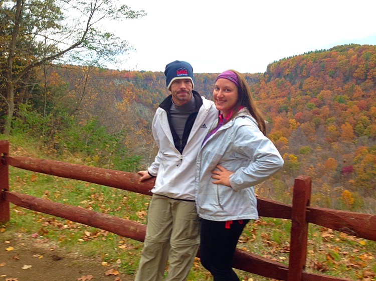 Photo taken by a nice woman who drove to the Great Bend overlook, which was 4 miles in to our hike.